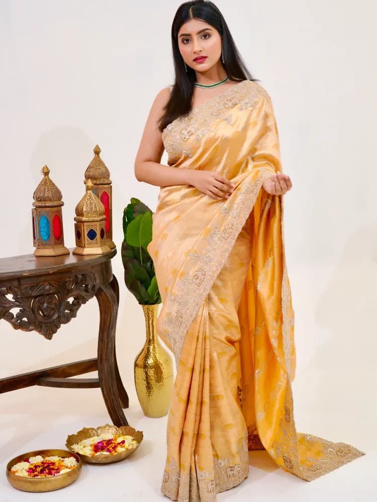Why Every Woman Should Own a Plain Satin Saree